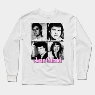 Juan Gabriel Young Photo Grid Long Sleeve T-Shirt